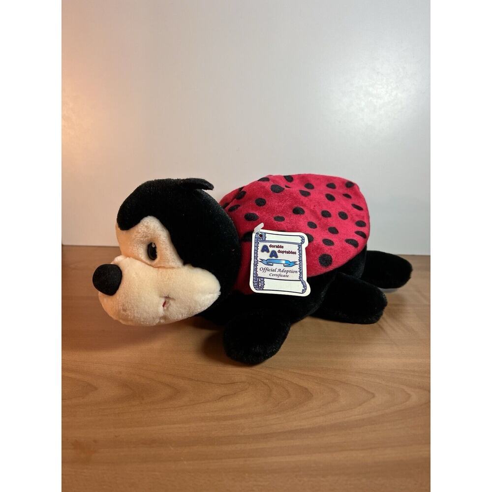 A&A Ladybug Plush Liftable Wings 11”